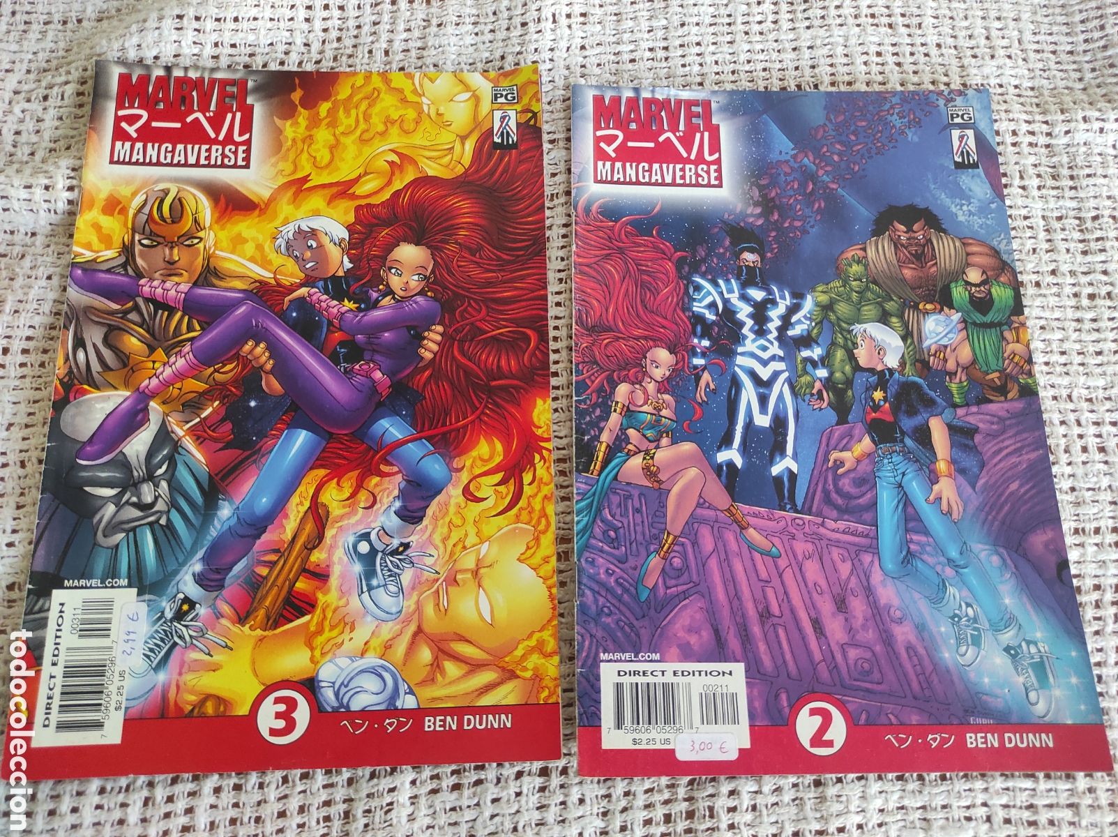 C&oacute;mics: MARVEL MANGAVERSE N&ordm; 2 Y 3 - COMICS USA MARVEL A&Ntilde;O 2002 - Foto 1