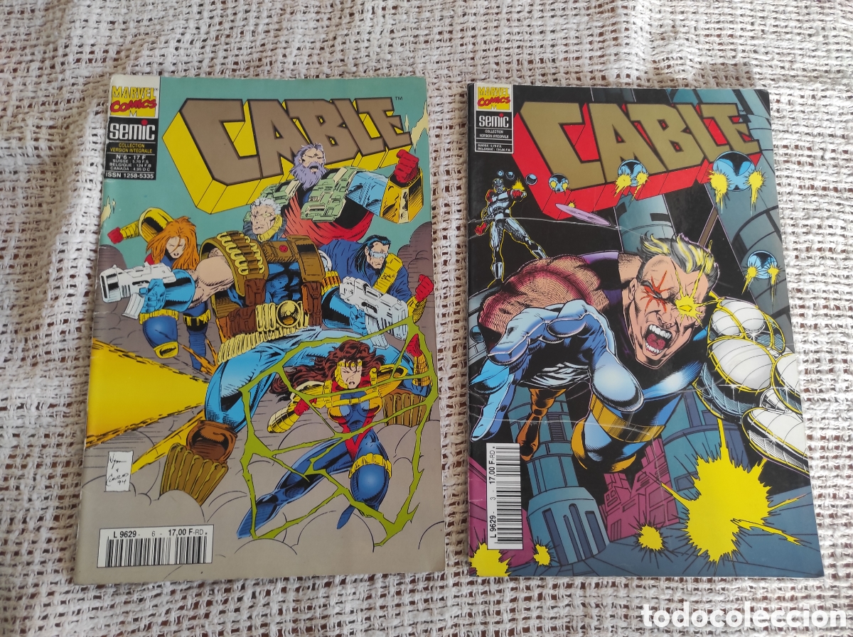 C&oacute;mics: CABLE N&ordm; 4 Y 6 - COMICS MARVEL A&Ntilde;O 1994 - EDICION EN FRANCES - Foto 1