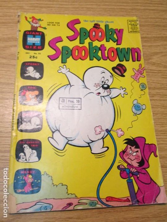 C&oacute;mics: COMICS CODE. SPOOKY SPOOKTOWN. NUM 32 DECEMBER 1969. BY HARVEY PUBLICATIONS - Foto 3