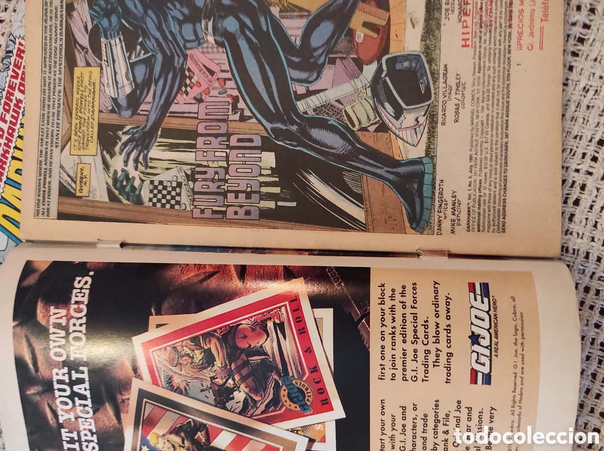 C&oacute;mics: DARKHAWK VOL. 1 - LOTE DE 3 EJEMPLARES - MARVEL COMICS USA 1993 - Foto 3