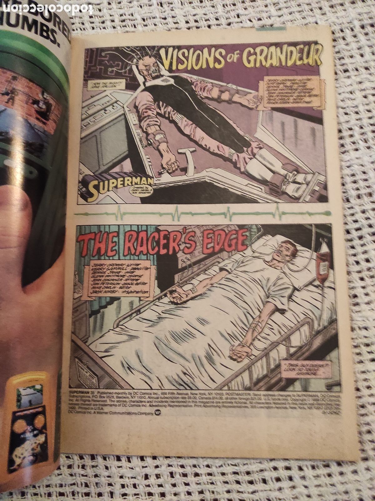 C&oacute;mics: SUPERMAN N&ordm; 35 - COMICS DC USA - A&Ntilde;O 1989 - Foto 2