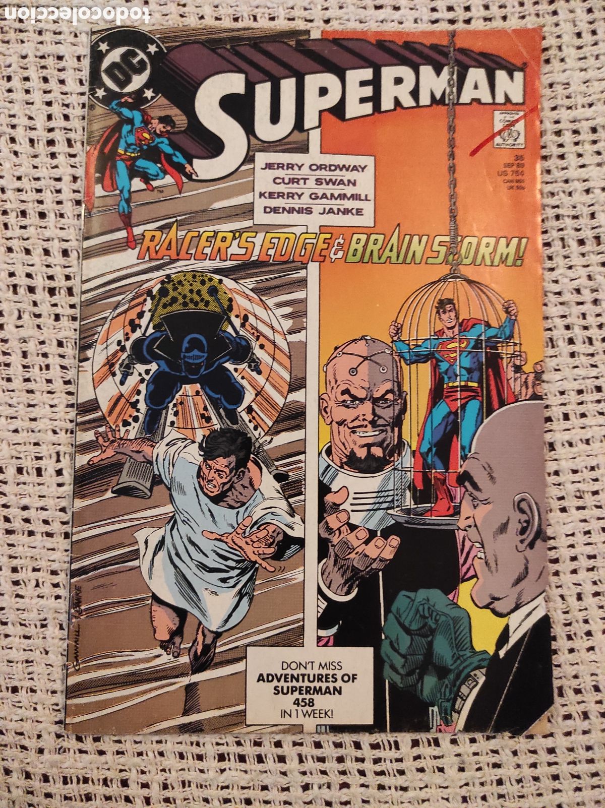 C&oacute;mics: SUPERMAN N&ordm; 35 - COMICS DC USA - A&Ntilde;O 1989 - Foto 1