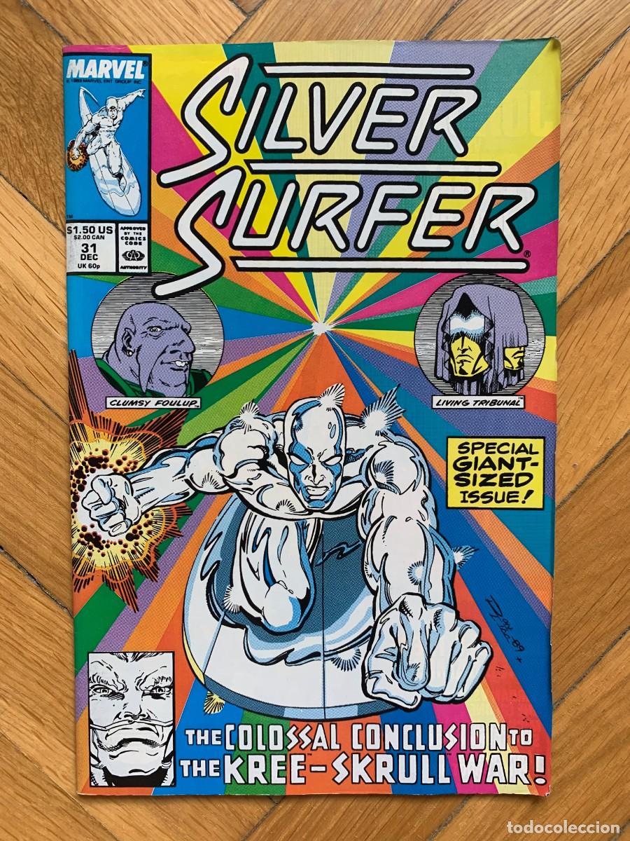 C&oacute;mics: Silver Surfer (1987) # 31 - Muy Buen Estado - Foto 1