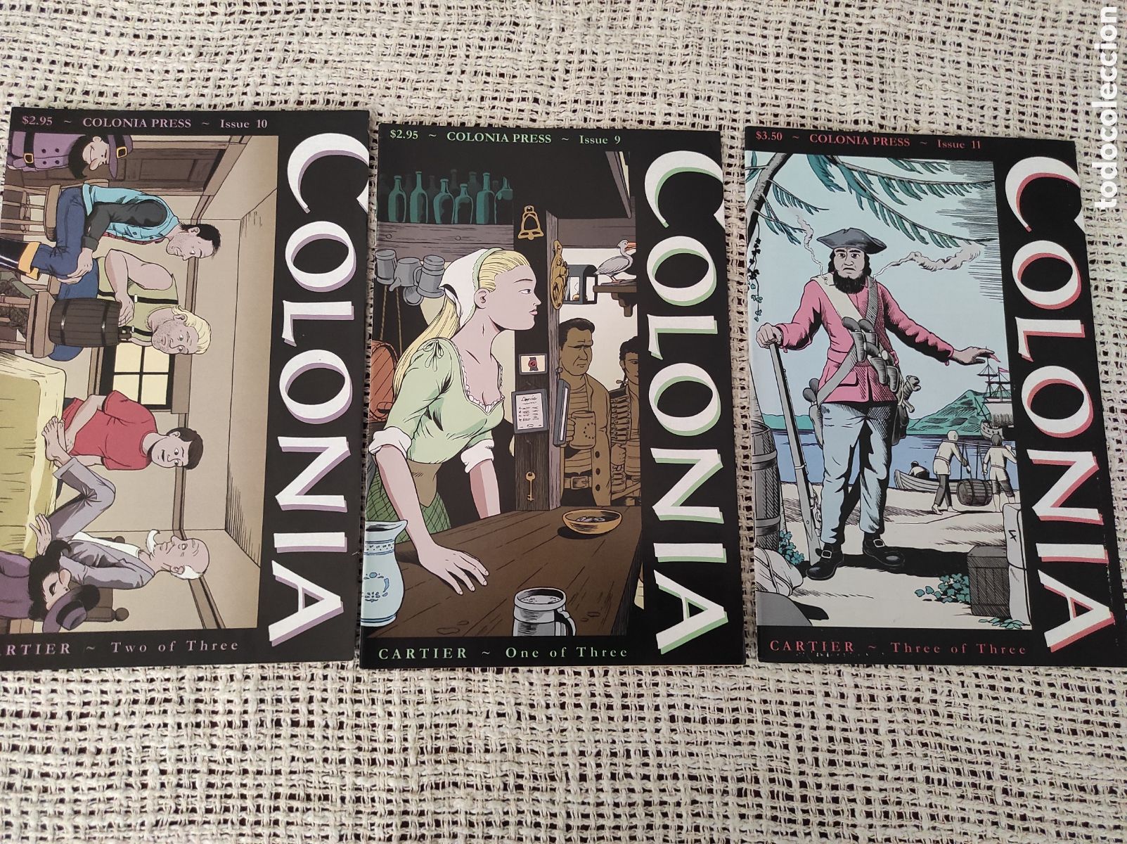 Comics: COLONIA PRESS SERIE COMPLETA 3 EJEMPLARES - COMICS USA - A&Ntilde;O 2004 - jeff nicholson