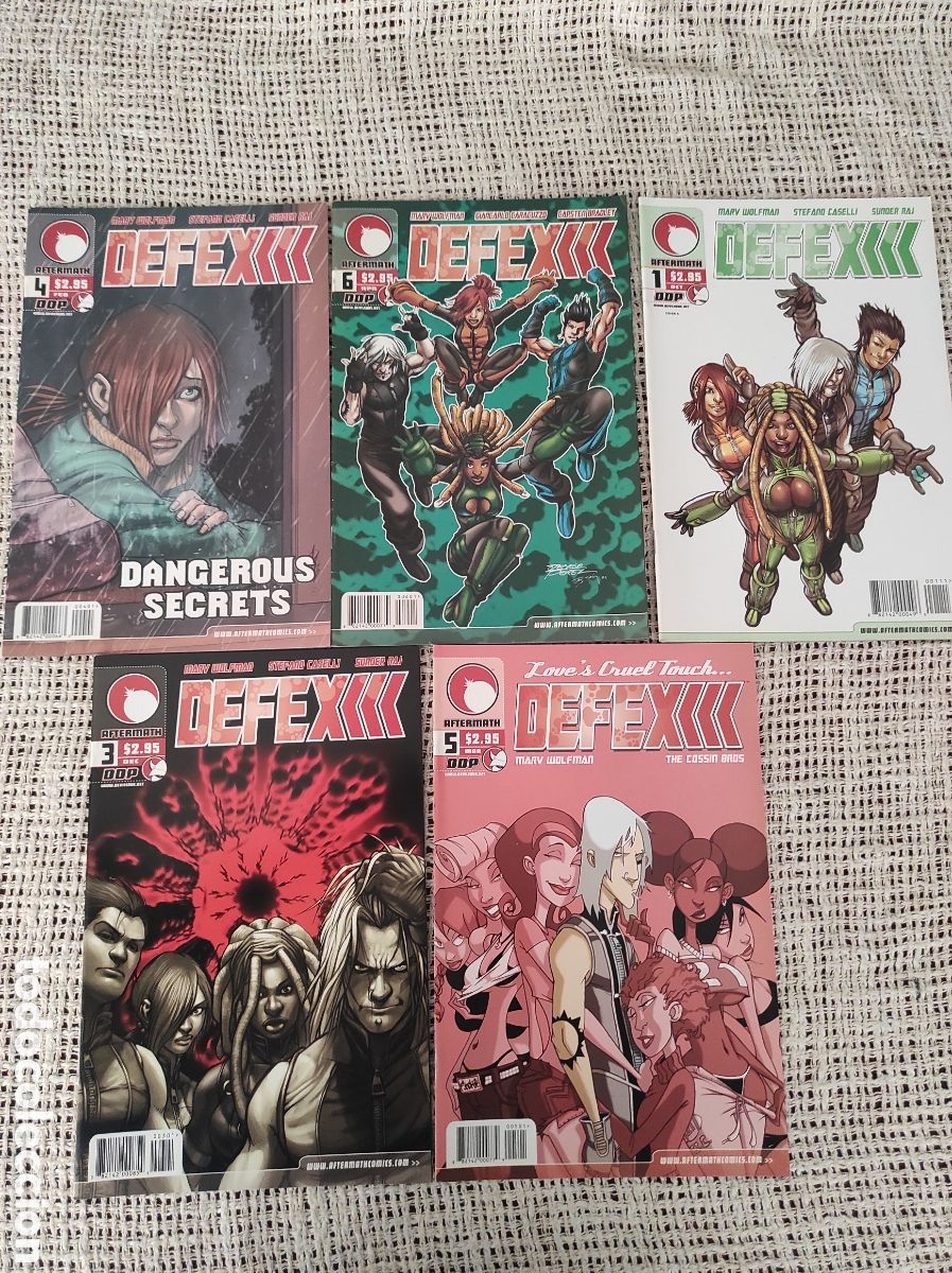 C&oacute;mics: DEFEX - LOTE DE 5 EJEMPLARES - COMICS USA - A&Ntilde;O 2004 - Foto 1