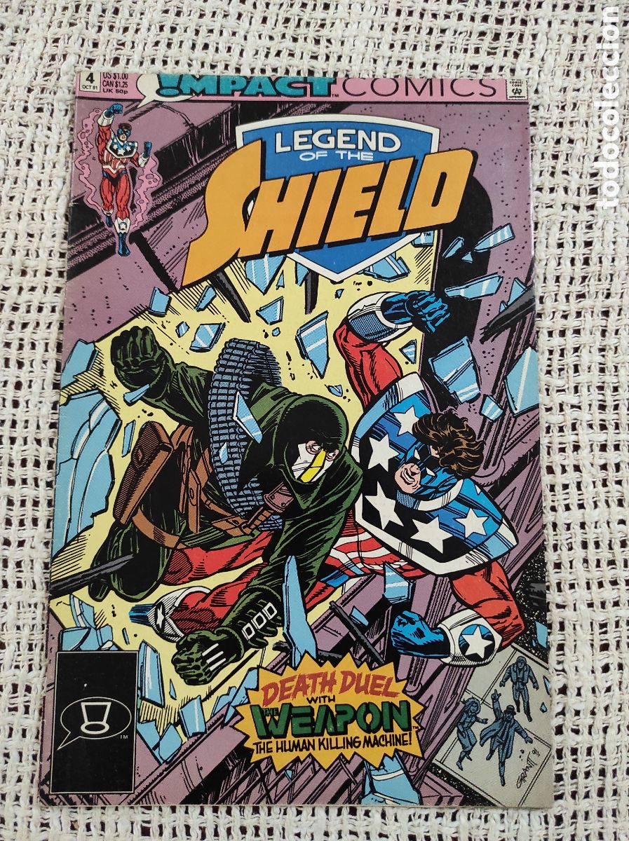 Fumetti: LEGEND OF THE SHIELD N&ordm; 4 - COMICS USA DC IMPACT - A&Ntilde;O 1991