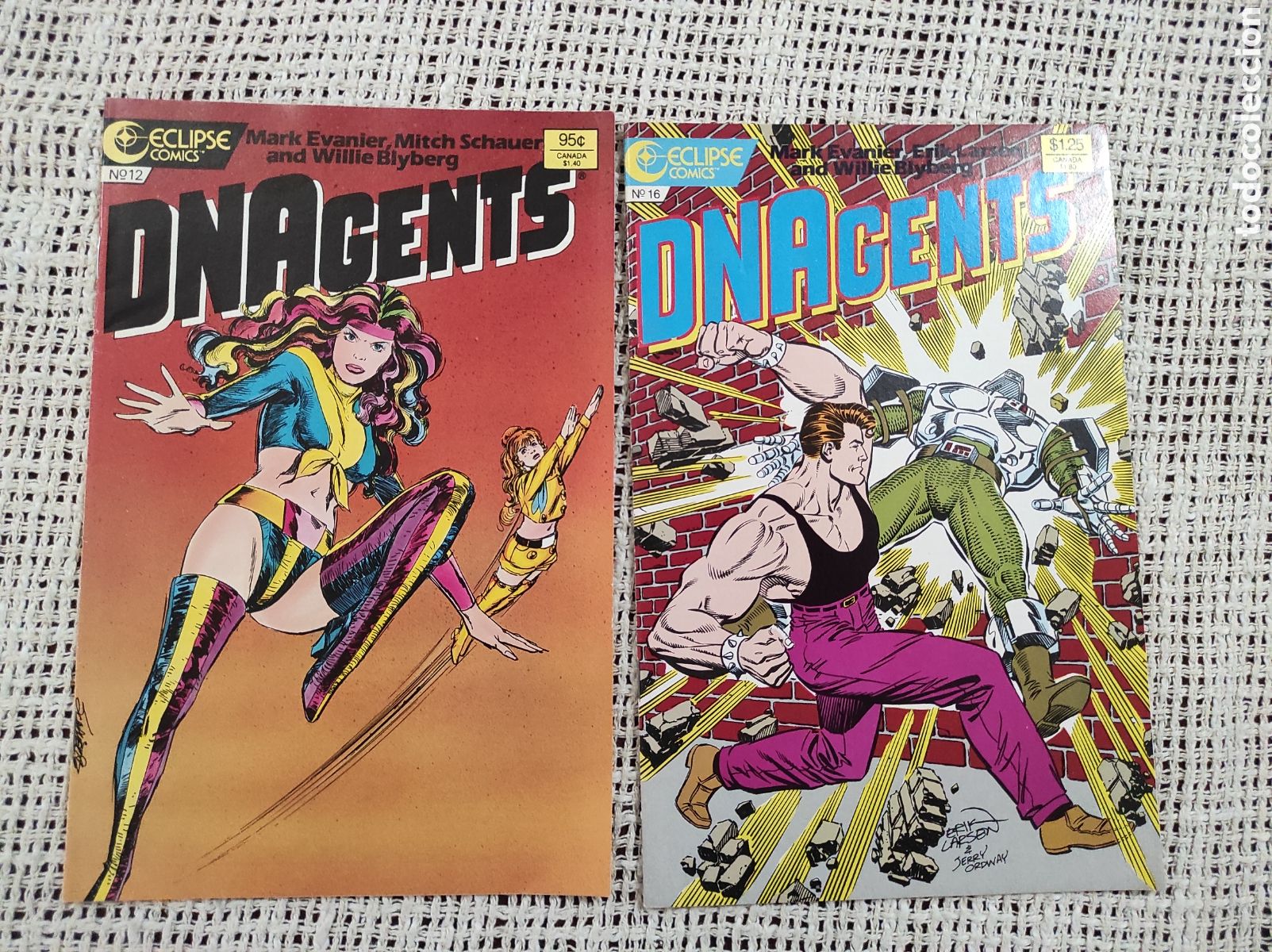 Fumetti: DNAGENTS N&ordm; 12 Y 16 - COMICS USA - A&Ntilde;O 1987