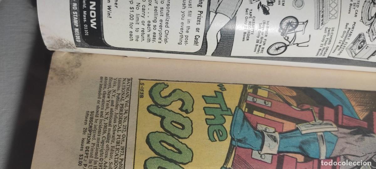 C&oacute;mics: BATMAN 252 The Spooks Master Stroke! 1973 BAT MAN ROBIN BRONZE AGE DC COMICS - Foto 6