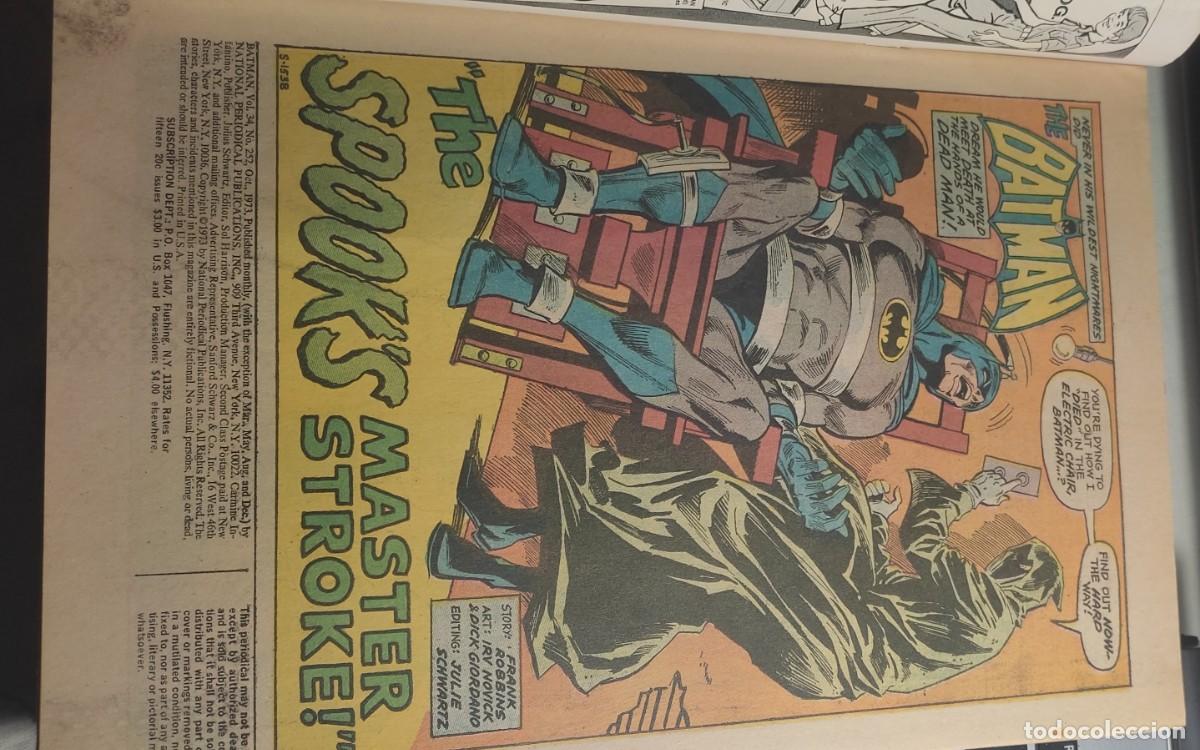C&oacute;mics: BATMAN 252 The Spooks Master Stroke! 1973 BAT MAN ROBIN BRONZE AGE DC COMICS - Foto 5