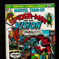 Cómics: MARVEL TEAM UP 5 SPIDER-MAN & VISION - MARVEL 1972 / GERRY CONWAY & GIL KANE. Lote 368307601