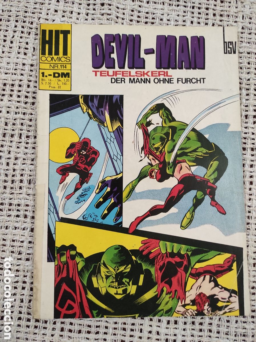 C&oacute;mics: DEVIL-MAN N&ordm; 114 - EDICION EN ALEMAN A&Ntilde;O 1969 ( DAREDEVIL ) - Foto 1