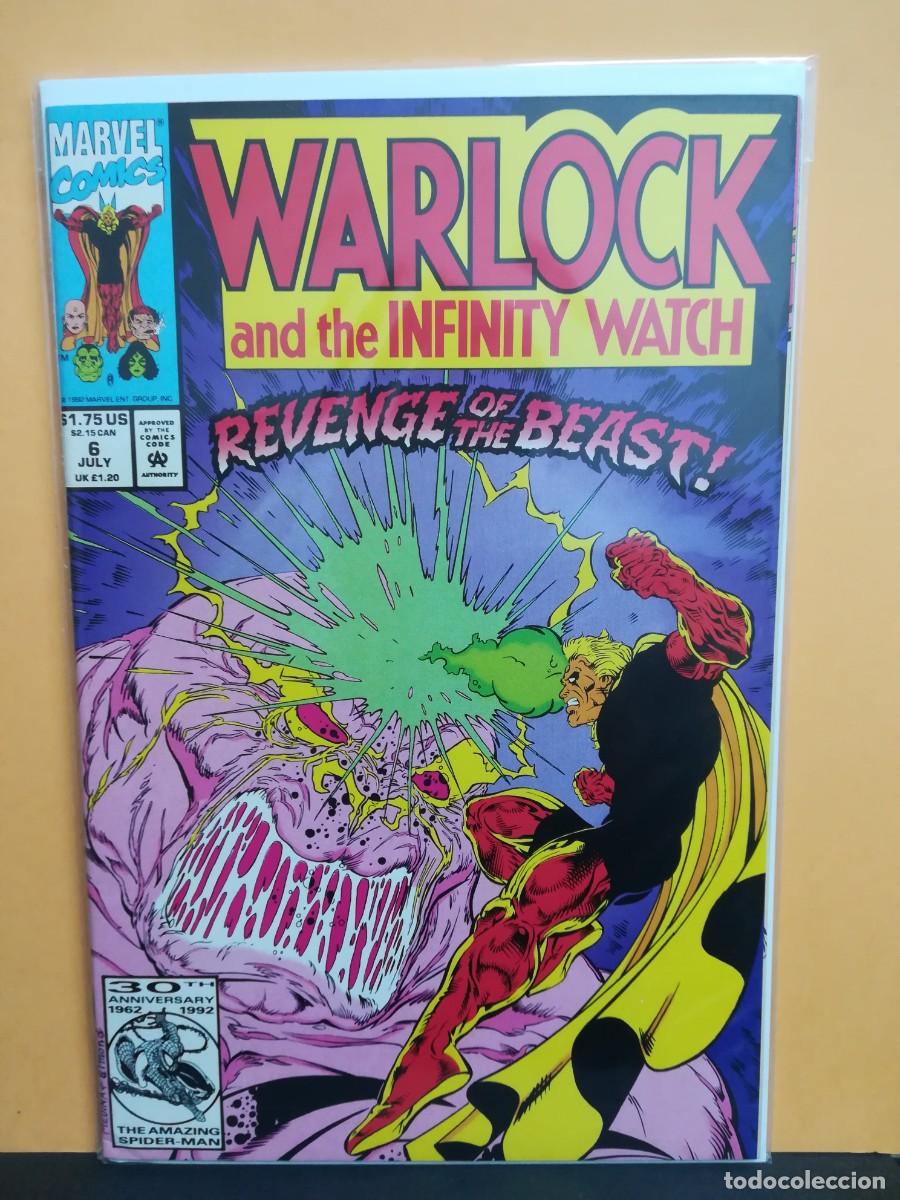 C&oacute;mics: WARLOCK AND THE INFINITY WATCH. # 6. MARVEL COMICS USA. VFN - Foto 1