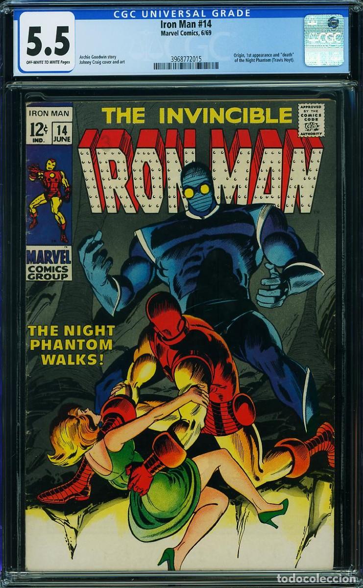 C&oacute;mics: Iron Man #14 CGC 5.5 1969 - Foto 1