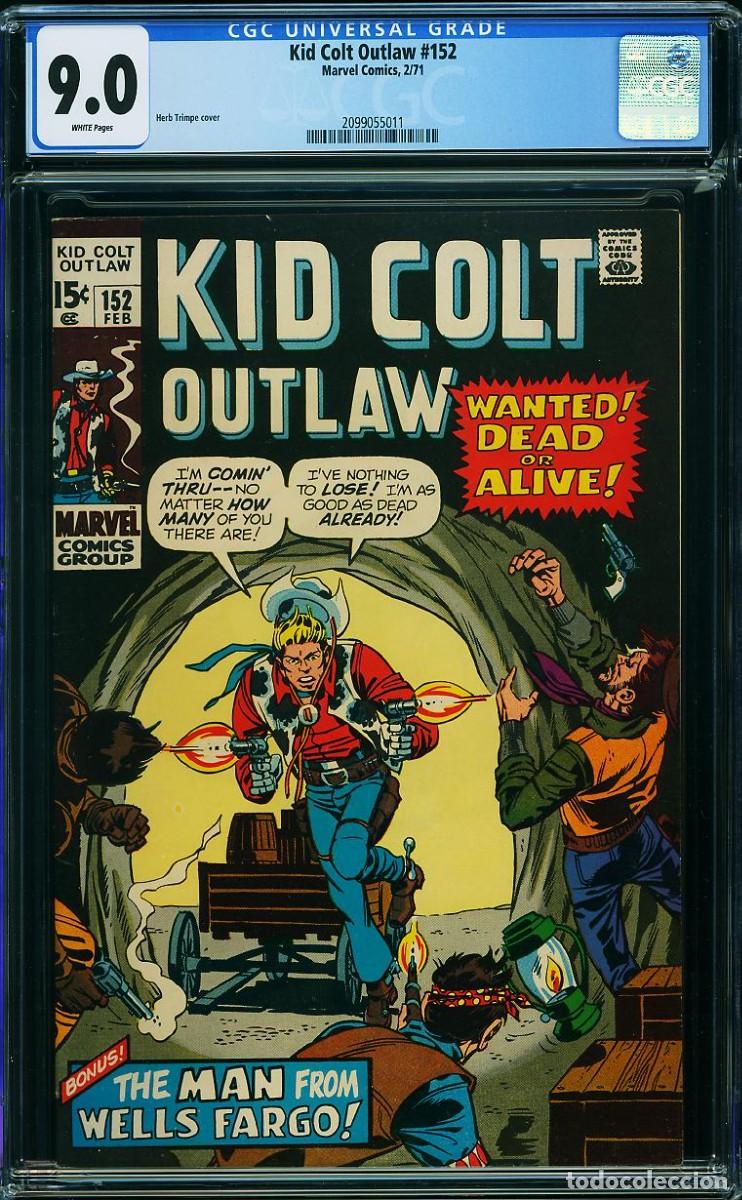 C&oacute;mics: Kid Colt #152 CGC 9.0 1971 - Foto 1