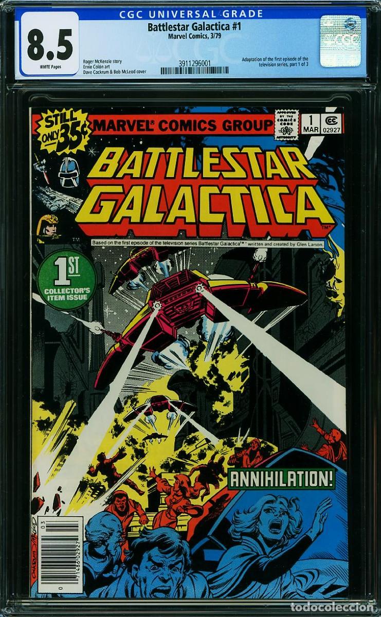 C&oacute;mics: Battlestar Galactica #1 CGC 8.5 1979 - Foto 1