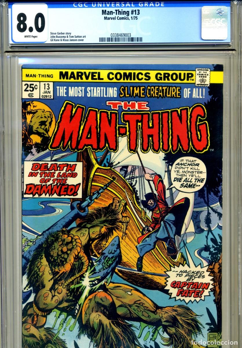 C&oacute;mics: MAN-THING # 13 CGC 8.0 1975 - Foto 1