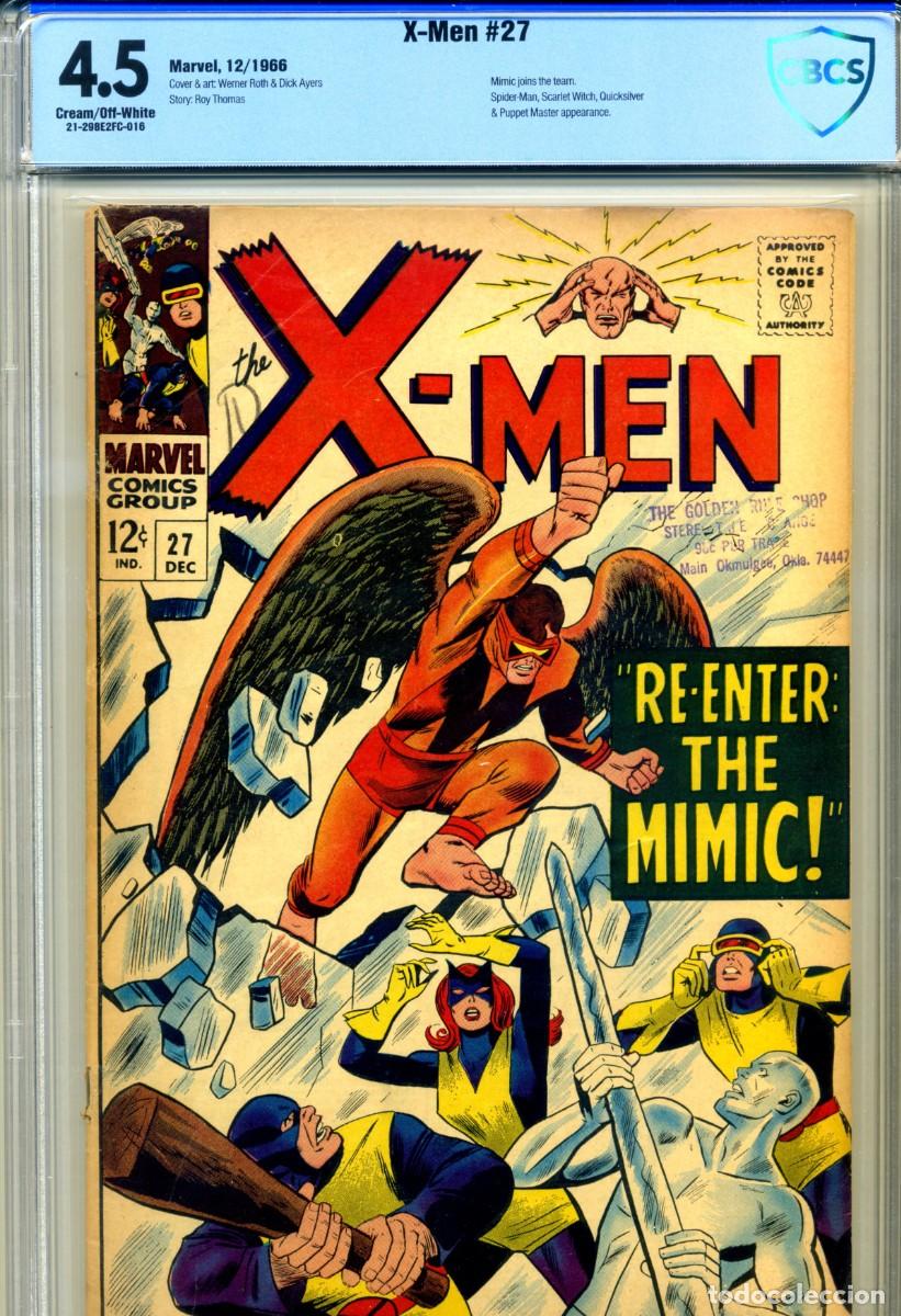 C&oacute;mics: X-MEN # 27 CBCS 4.5 1966 - Foto 1