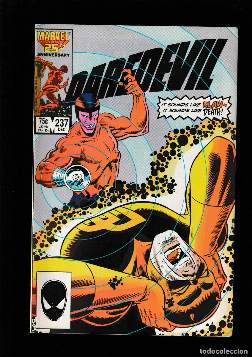 C&oacute;mics: DAREDEVIL 237 - MARVEL 1986 VFN / VS KLAW - Foto 1