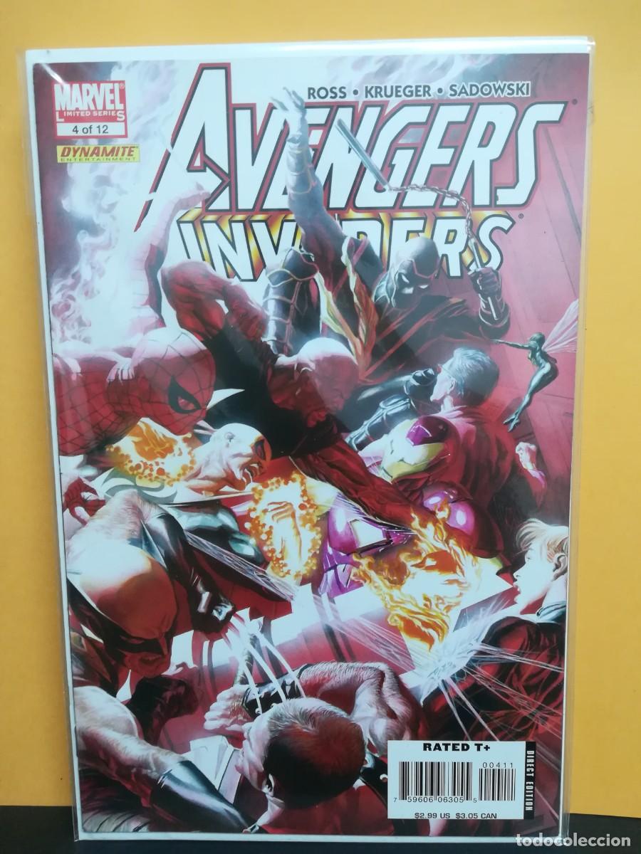 C&oacute;mics: AVENGERS. INVADERS. COMPLETE SET 12 COMICS. MARVEL COMICS USA. VFN. 2008-2009 - Foto 5