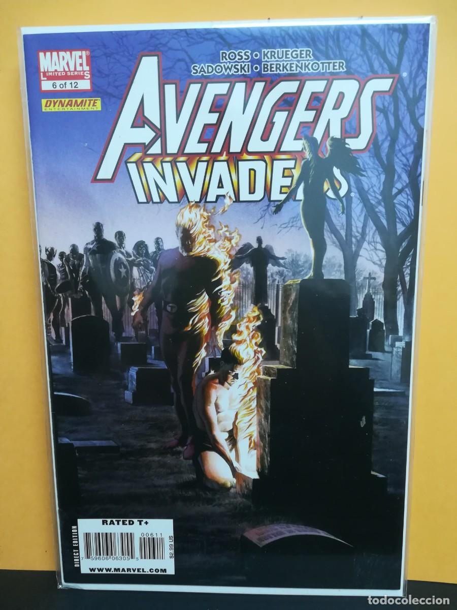 C&oacute;mics: AVENGERS. INVADERS. COMPLETE SET 12 COMICS. MARVEL COMICS USA. VFN. 2008-2009 - Foto 7