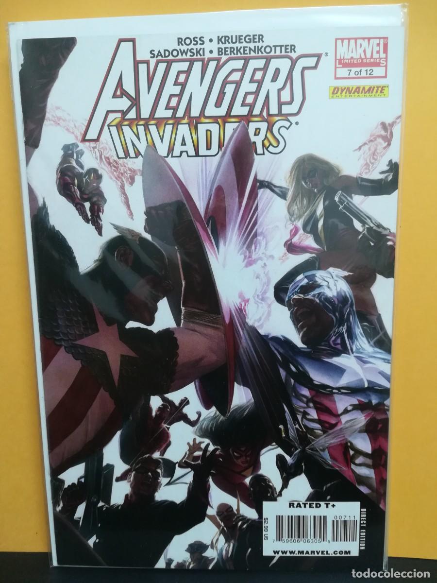 C&oacute;mics: AVENGERS. INVADERS. COMPLETE SET 12 COMICS. MARVEL COMICS USA. VFN. 2008-2009 - Foto 8