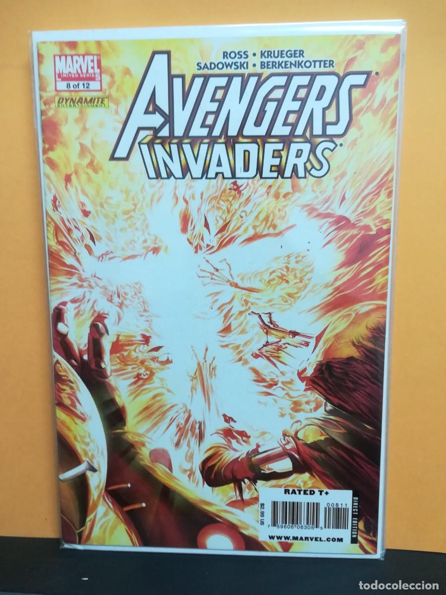C&oacute;mics: AVENGERS. INVADERS. COMPLETE SET 12 COMICS. MARVEL COMICS USA. VFN. 2008-2009 - Foto 9