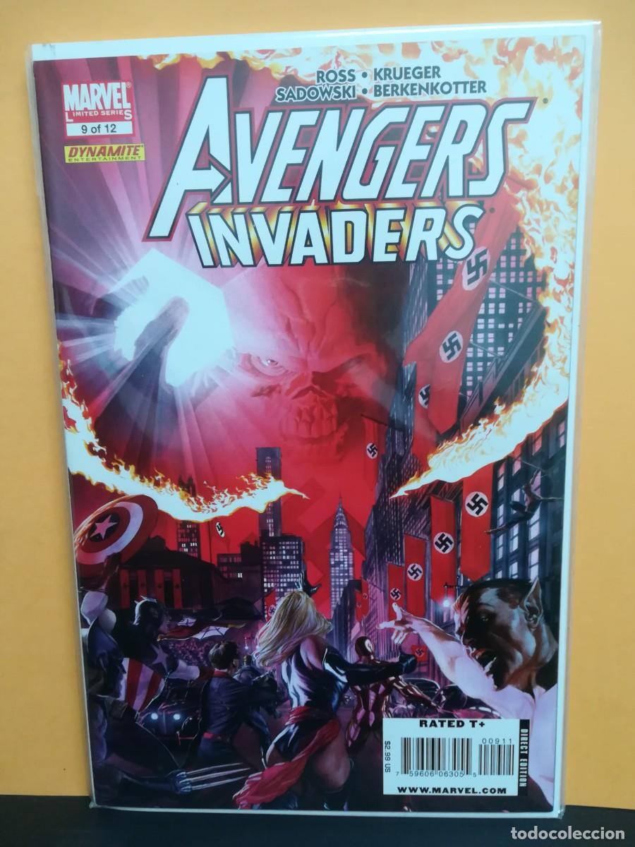 C&oacute;mics: AVENGERS. INVADERS. COMPLETE SET 12 COMICS. MARVEL COMICS USA. VFN. 2008-2009 - Foto 10