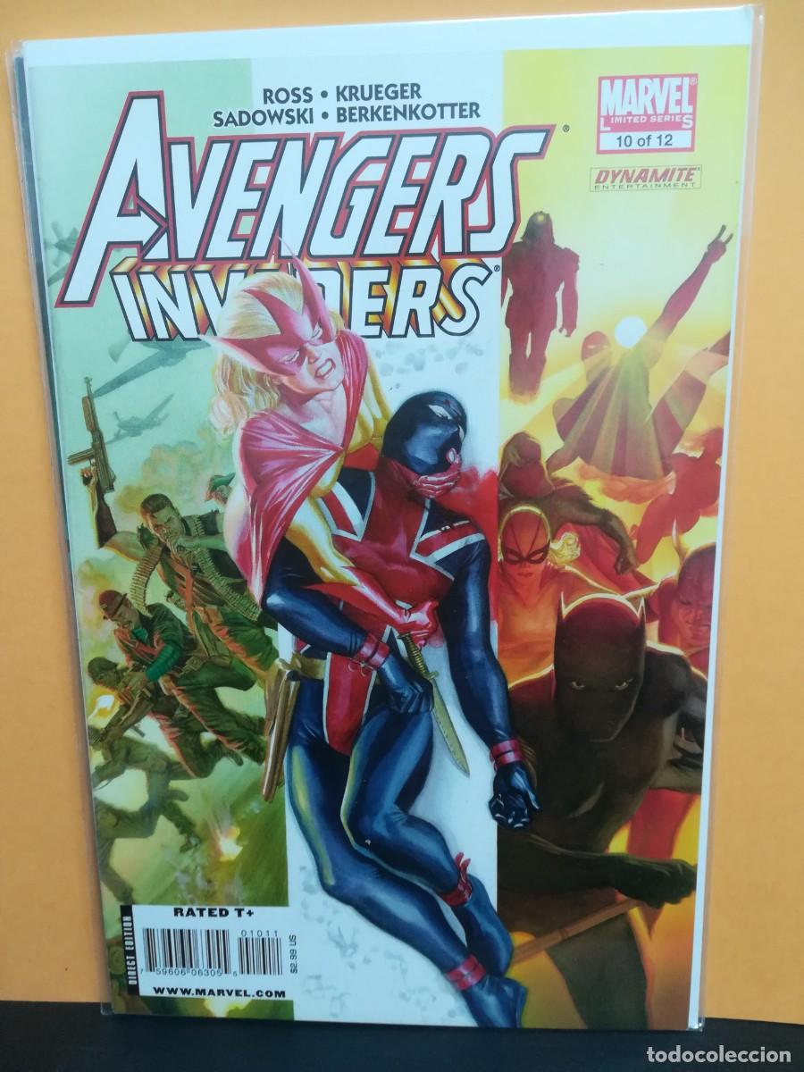 C&oacute;mics: AVENGERS. INVADERS. COMPLETE SET 12 COMICS. MARVEL COMICS USA. VFN. 2008-2009 - Foto 11