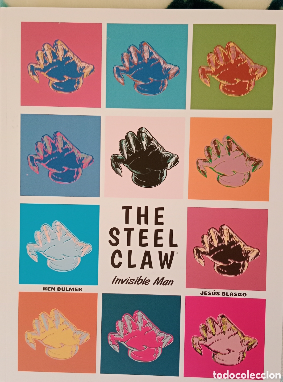 Comics: The steel claw: invisible man tpb, rebellion.