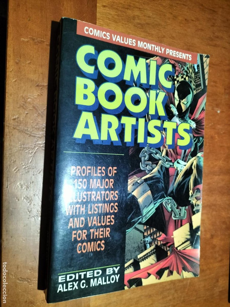 Comics: COMIC BOOK ARTISTS. MALLOY. R&Uacute;STICA. BUEN ESTADO. GUIA DE AUTORES. EN INGL&Eacute;S. DIFICIL