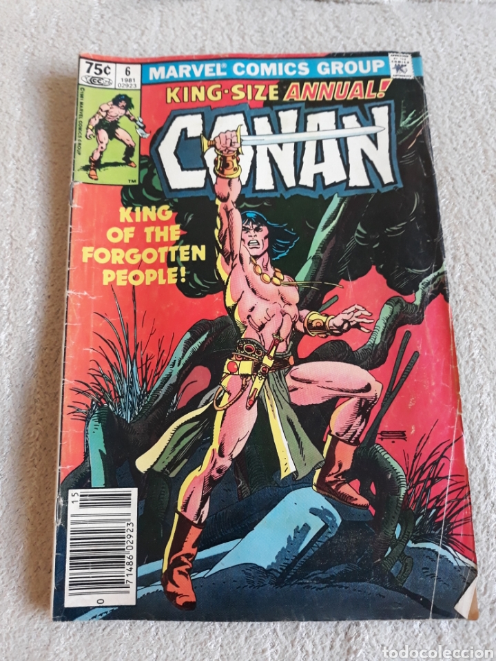 C&oacute;mics: CONAN # 6 KING-SIZE ANNUAL (ORIGINAL USA) - MARVEL, 1981 - Foto 1