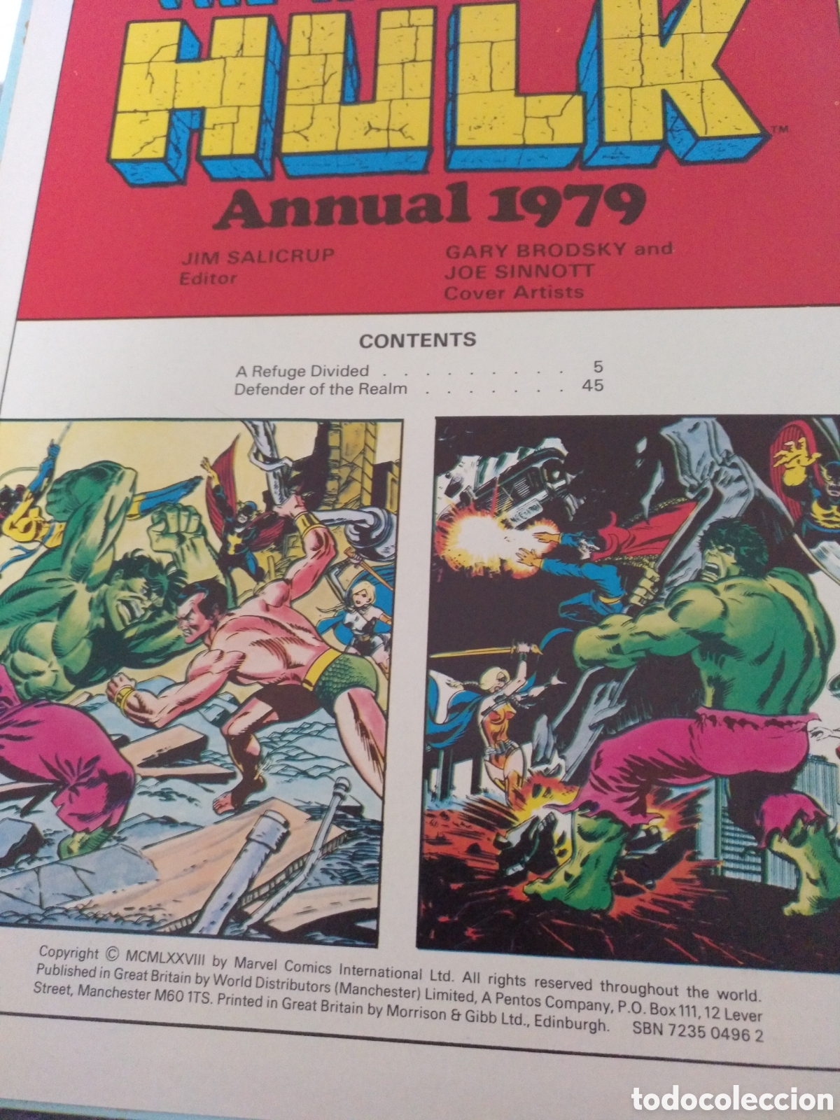 C&oacute;mics: The incredible Hulk annual 1979 - Foto 2