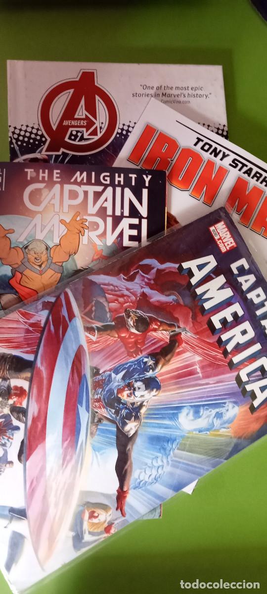 C&oacute;mics: PACK AVENGERS-CPT MARVEL-CAP AMERICA-IRON MAN - Foto 1