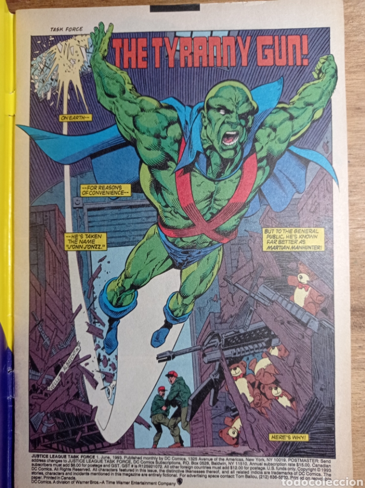 C&oacute;mics: JUSTICE LEAGUE TASK FORCE N&ordm; 1. USA. DC. 1993 - Foto 4
