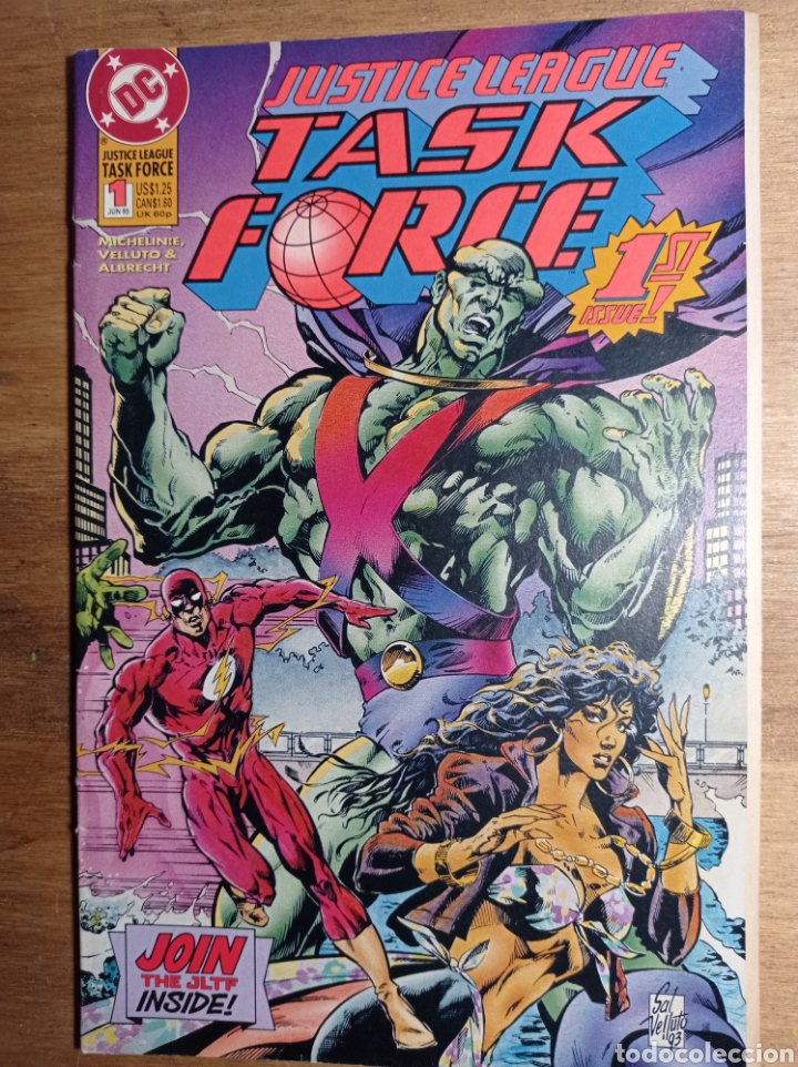 C&oacute;mics: JUSTICE LEAGUE TASK FORCE N&ordm; 1. USA. DC. 1993 - Foto 1