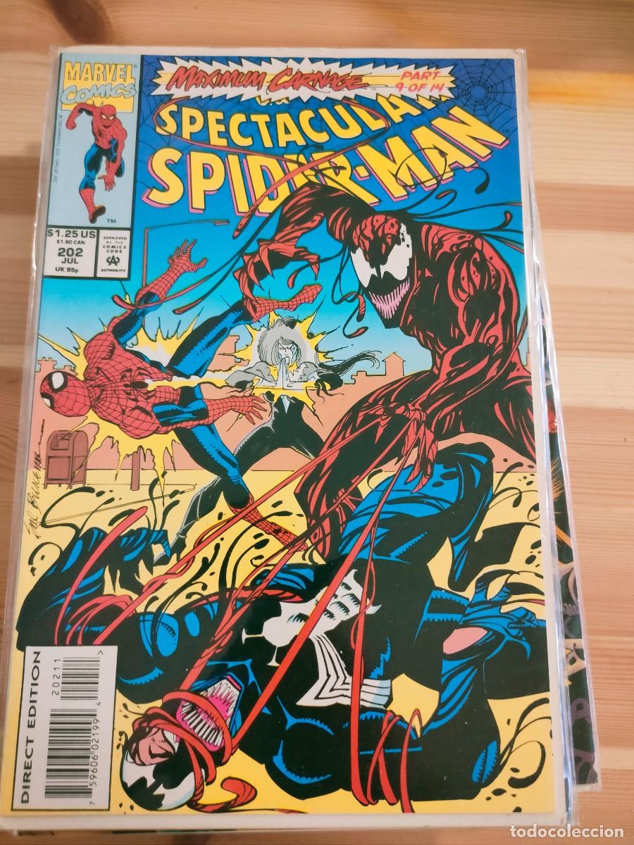 C&oacute;mics: The Spectacular Spiderman 202 vol 1 Marvel - Foto 1