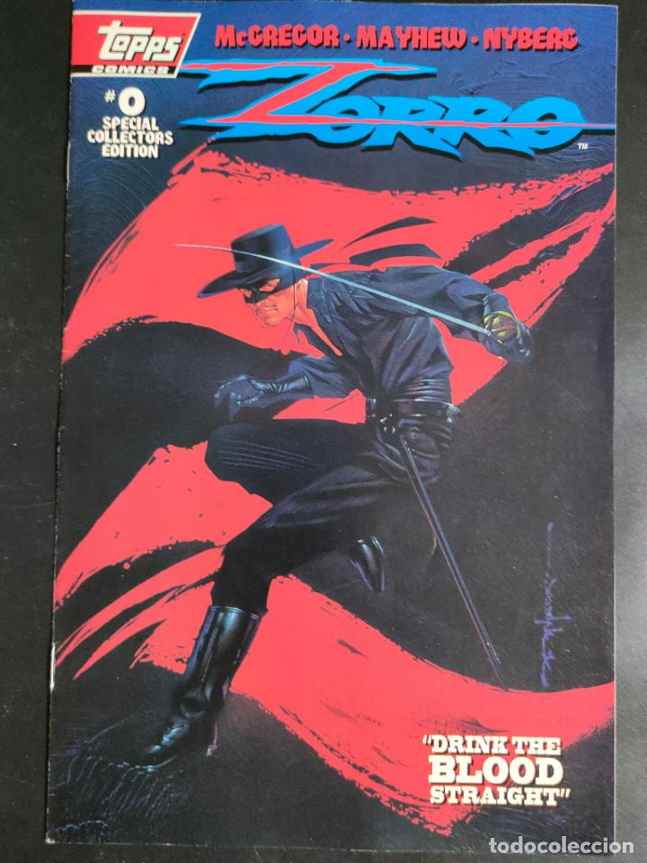 C&oacute;mics: ZORRO TOPPS COMICS NUMERO 0 - Foto 1