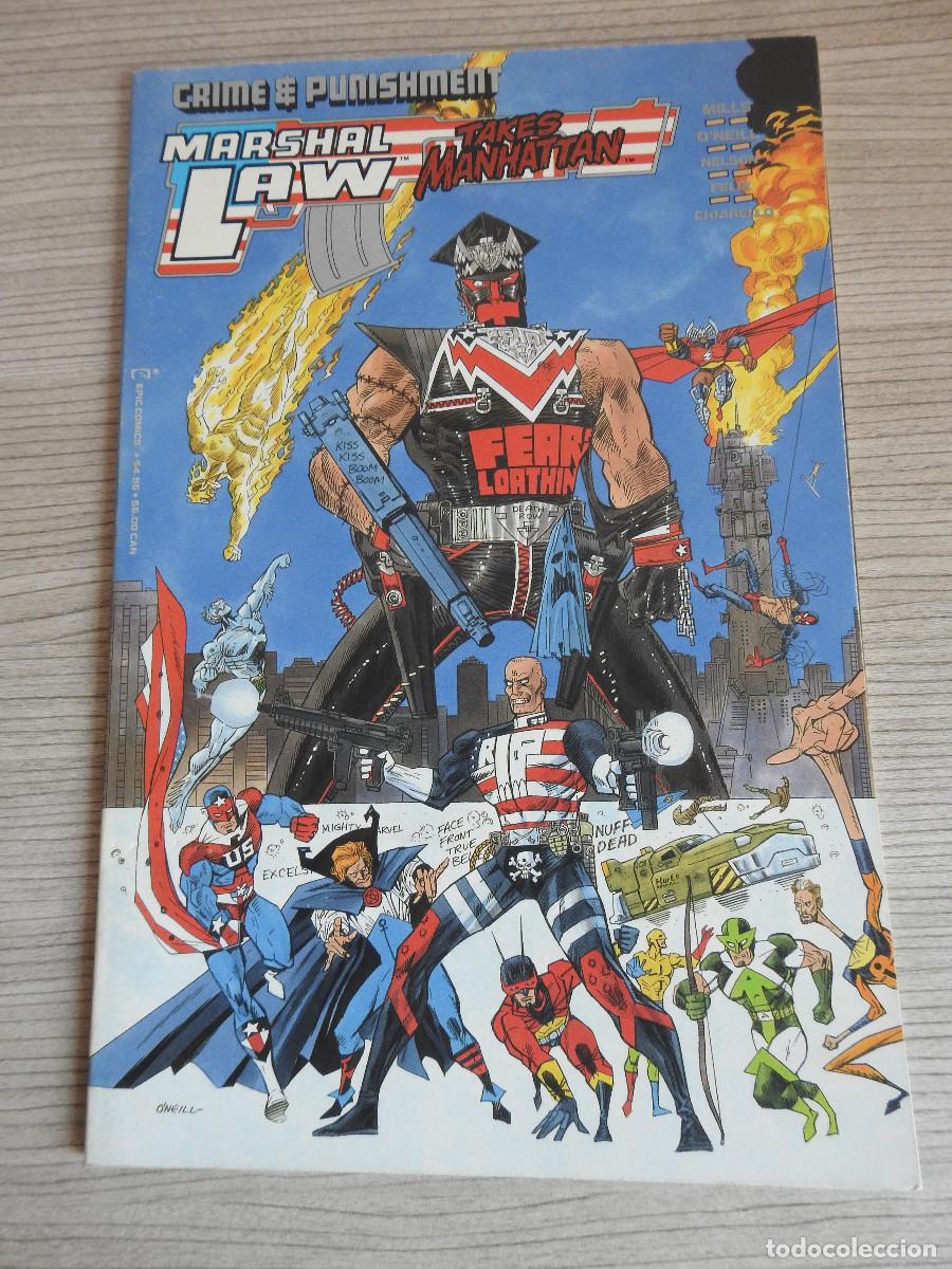 C&oacute;mics: Marshal Law Takes Manhattan (Comic USA), Epic Comics, Marvel. - Foto 1