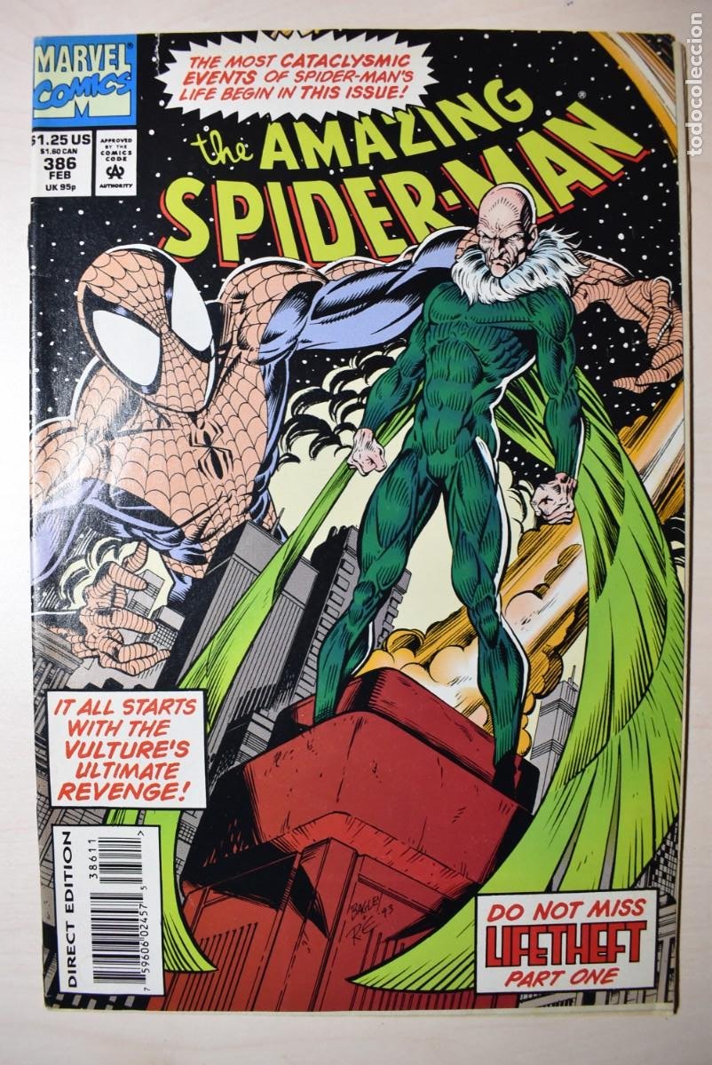 comic amazing spiderman. vol. 1. n.º 386. marve - Buy Antique comics from  the . on todocoleccion