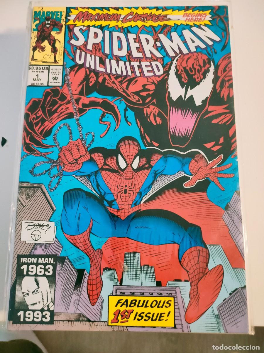 C&oacute;mics: Spiderman Unlimited 1 Marvel Maximum Carnage 1993 - Foto 1