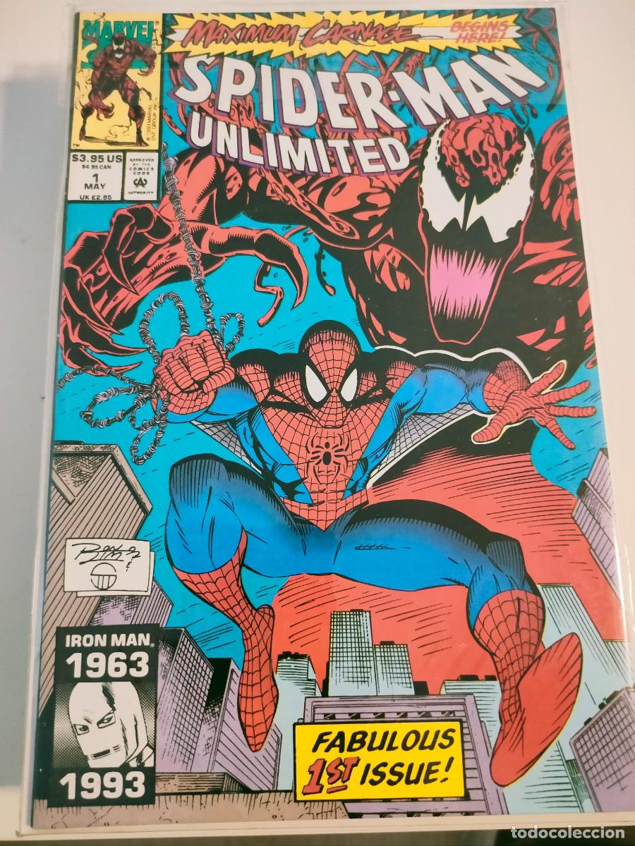 C&oacute;mics: Spiderman Unlimited 1 Marvel Maximum Carnage 1993 - Foto 1