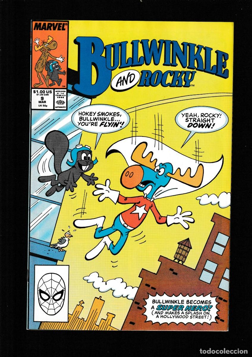 C&oacute;mics: BULLWINKLE AND ROCKY 9 - MARVEL STAR 1989 - Foto 1