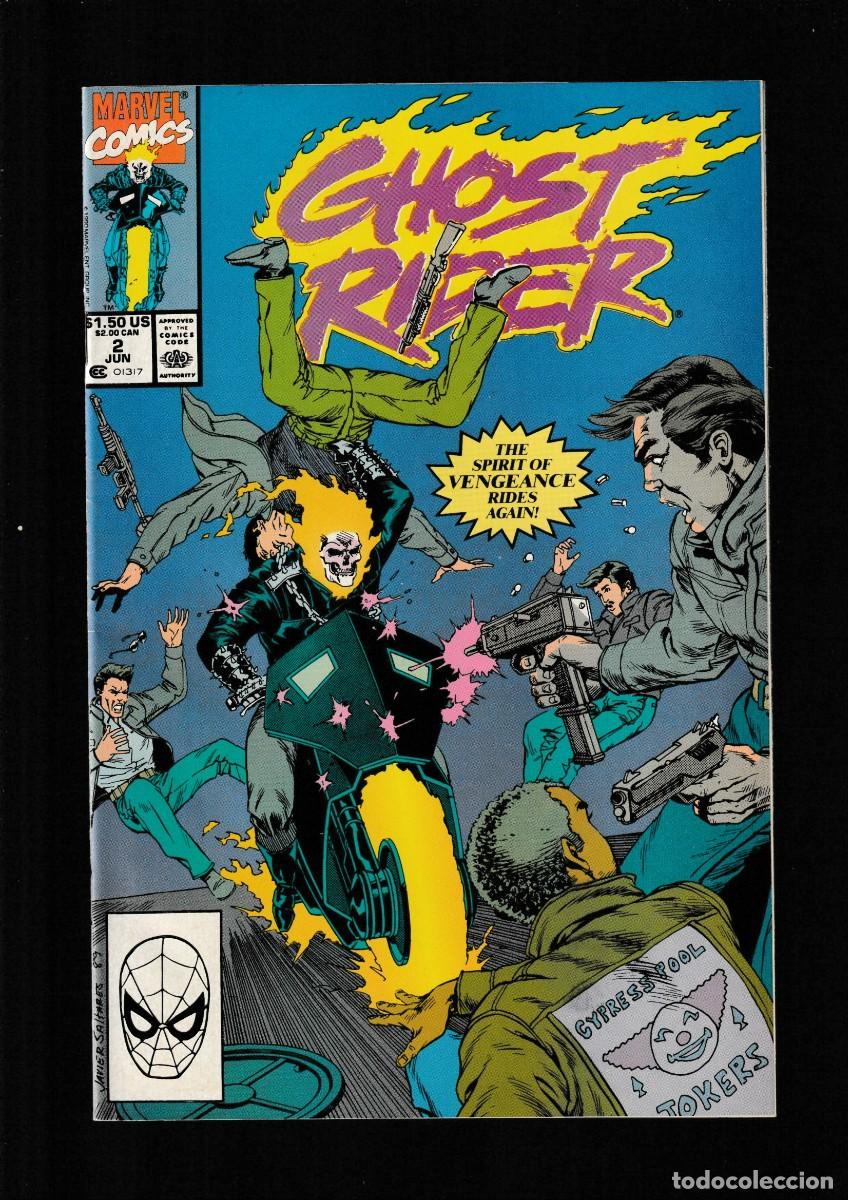 C&oacute;mics: GHOST RIDER 2 - MARVEL 1990 VFN - Foto 1