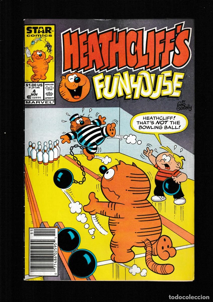 C&oacute;mics: HEATHCLIFFS FUNHOUSE 4 - MARVEL STAR 1987 - Foto 1