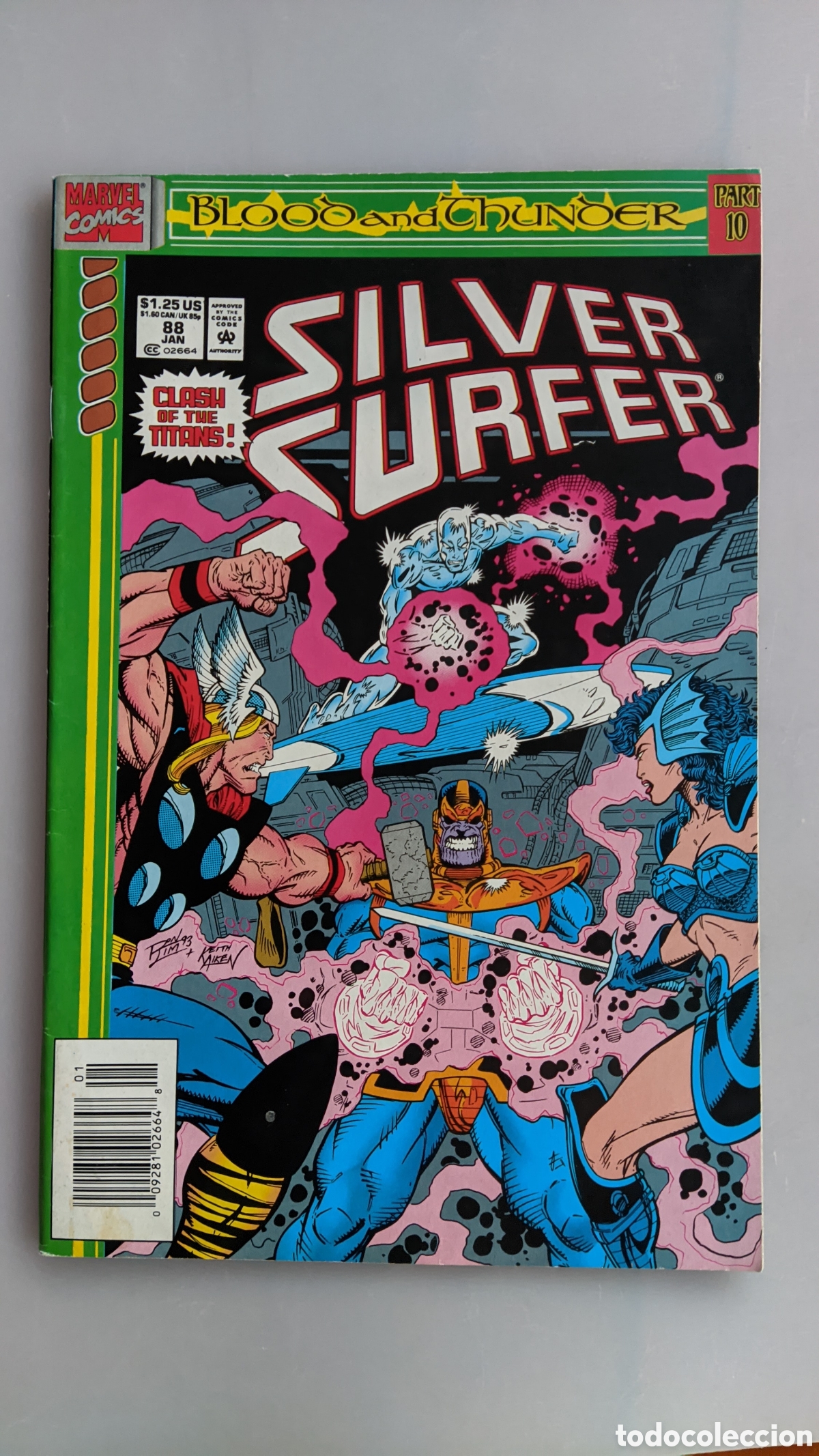 C&oacute;mics: Silver Surfer 88 Marvel 1994 Newwstand - Foto 1