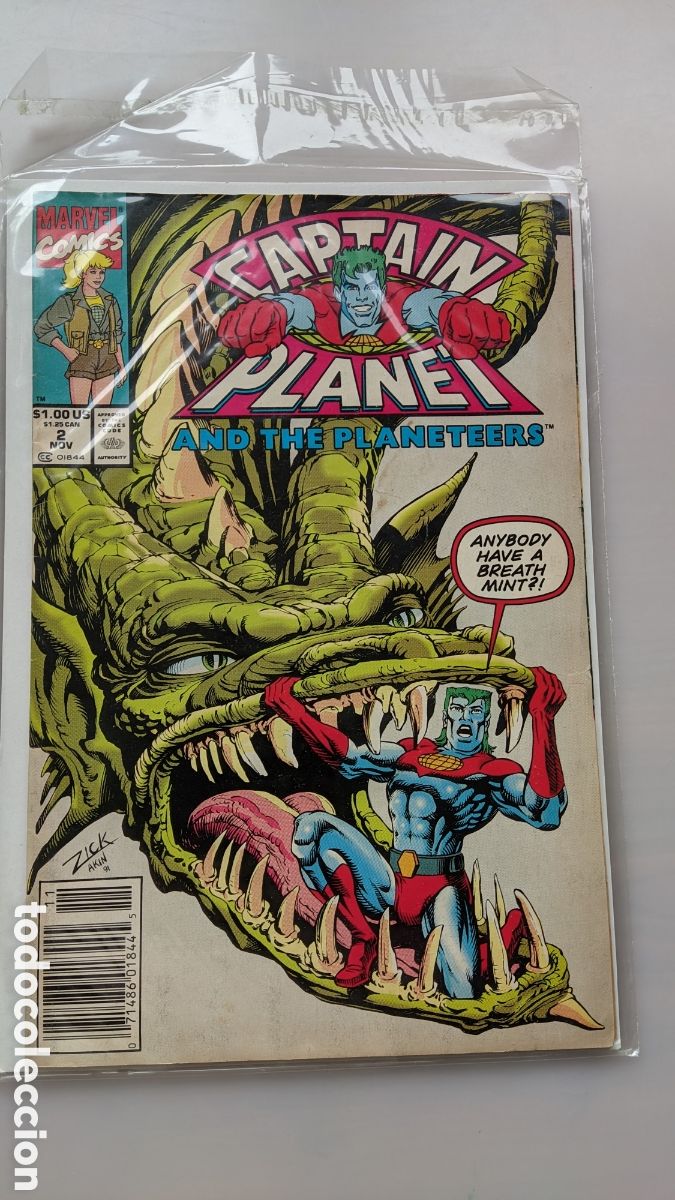 C&oacute;mics: Captain Planet 2 Marvel 1991 - Foto 1