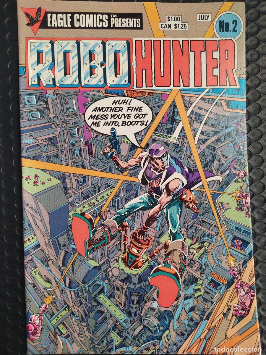 C&oacute;mics: COMIC USA EAGLE COMICS-ROBO HUNTER #2 1985 VFN -BAGED - Foto 1