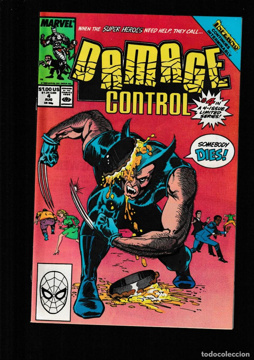 C&oacute;mics: DAMAGE CONTROL 4 - MARVEL 1989 PRIMERA SERIE / X-MEN / INFERNO - Foto 1