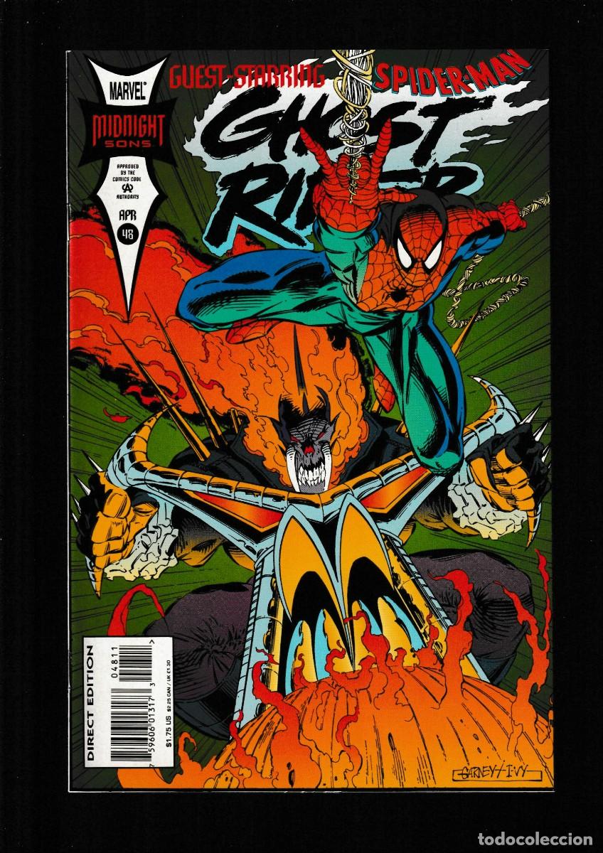 C&oacute;mics: GHOST RIDER 48 - MARVEL 1994 / MIDNIGHT SONS / SPIDER-MAN - Foto 1