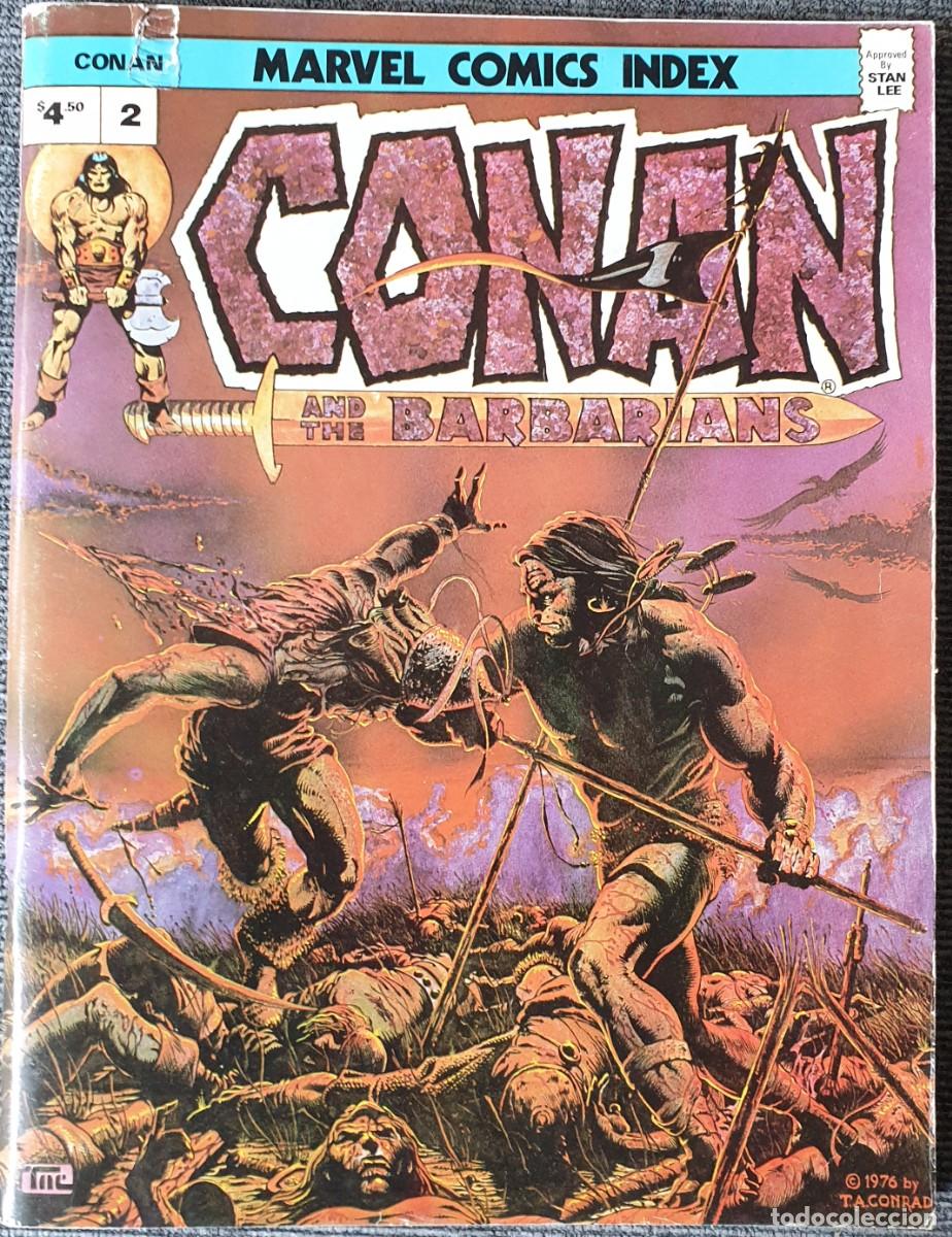 C&oacute;mics: Marvel Comics Index #2 (USA, 1976) - Conan el B&aacute;rbaro - Foto 1